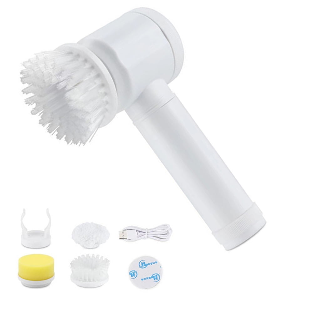 Electric Spin Scrubber, Bathroom Cleaning Brush with 3 Replaceable ...