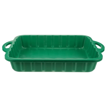 unbranded Oil Drain Container Oil Drain Pan Plastic Green Stackable 1Pack