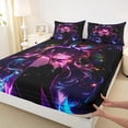 thumbnail image 4 of Erosebridal Kawaii Japanese Girl Queen Sheet Sets,3D Japanese Girl Bed Set For Kids 4-Piece, 4 of 6