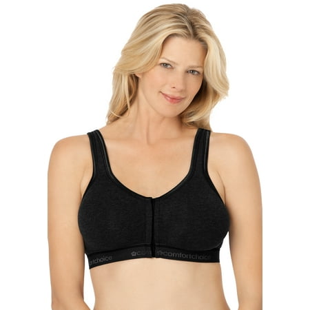 

Comfort Choice Women s Plus Size Wireless Front-Close T-Shirt Bra Bra