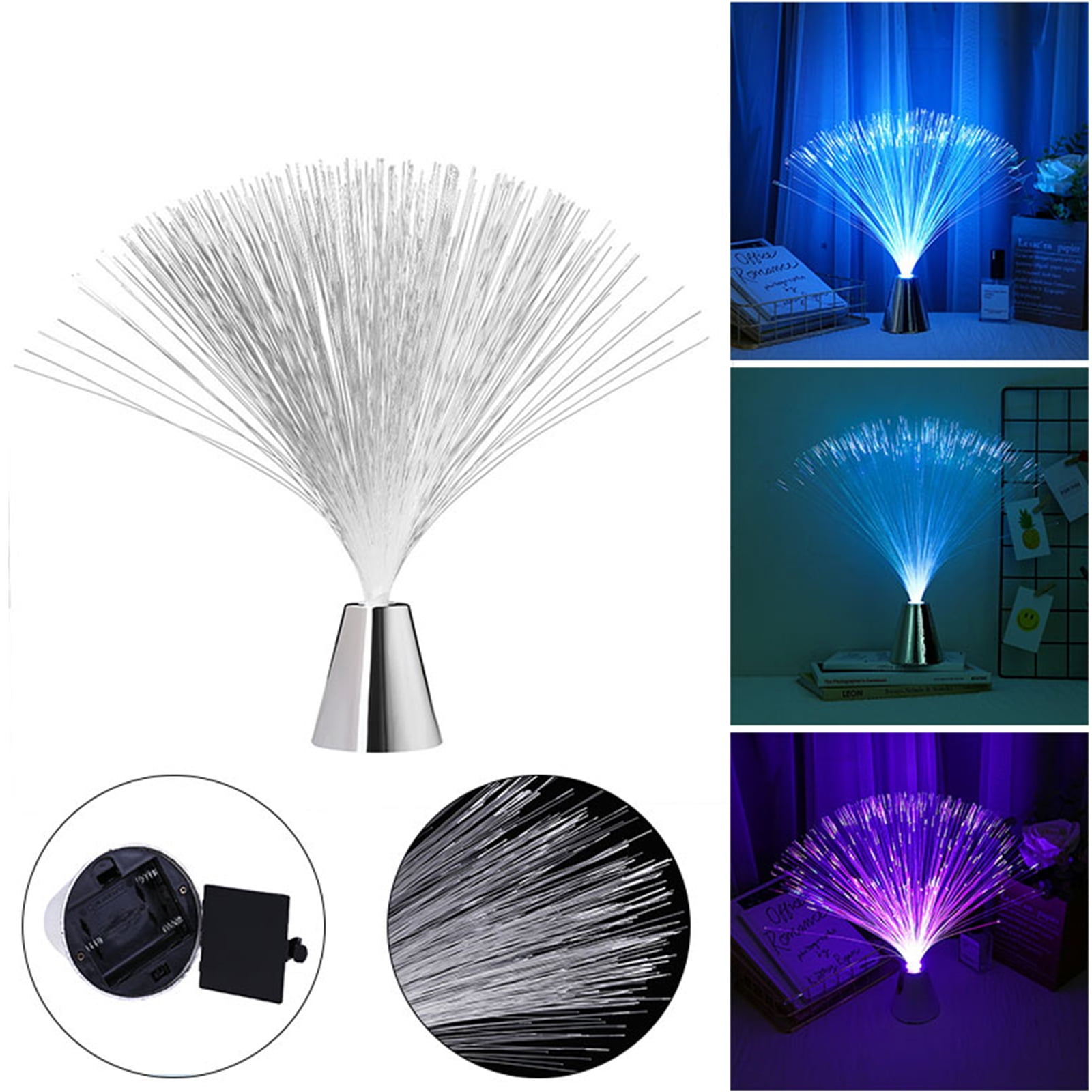 fiber fountain night light