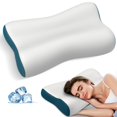 thumbnail image 1 of Almohada cervical Polovo de espuma viscoelástica con efecto refrescante y diseño ortopédico, 1 of 7