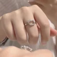 thumbnail image 2 of Sanrio Hello Kitty Rings for Girl Y2K Hello Kitty Accessories Finger Ring Female Bff Ring Cartoon Ring Kawaii Rings Lady Silvery 1PCS, 2 of 4