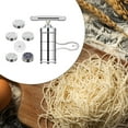 thumbnail image 6 of TISHITA Pasta Maker Noodle Maker Cordless Gadget Stainless Steel Kitchen Portable Household Noodle Press Machine Noodle Maker Machine with 6 Pasta Shapes, 6 of 8