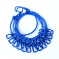 thumbnail image 2 of Alinna Tendedero Portátil Retráctil, Tendedero De Viaje Con 12 Pinzas Para Ropa, Secado En Interiores, Accesorios Para Acampar Al Aire Libre (Azul), 2 of 5