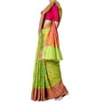 thumbnail image 3 of Chandrakala Women's Pink Art Silk Zari Work Banarasi Saree,Free Size(1417GRE), 3 of 3