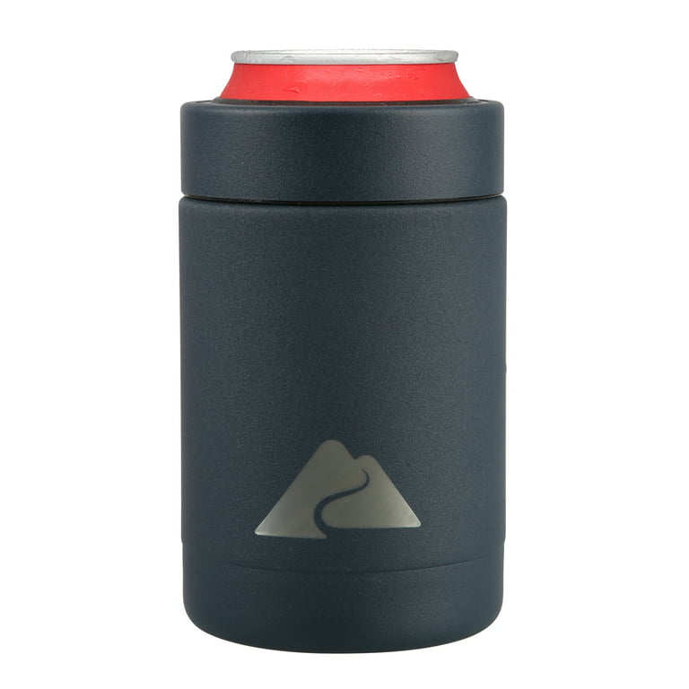 Red Insulated metal can or bottle koozie with YOUR design