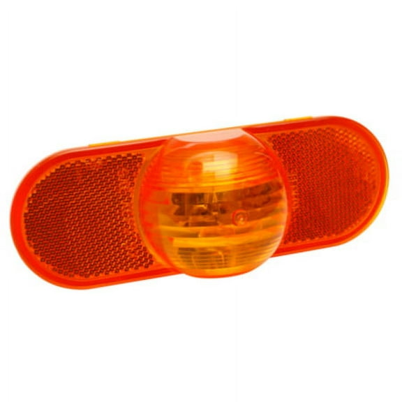 Grote Torsion Mount ® III Oval Side Turn Marker Light, Male Pin, Yellow