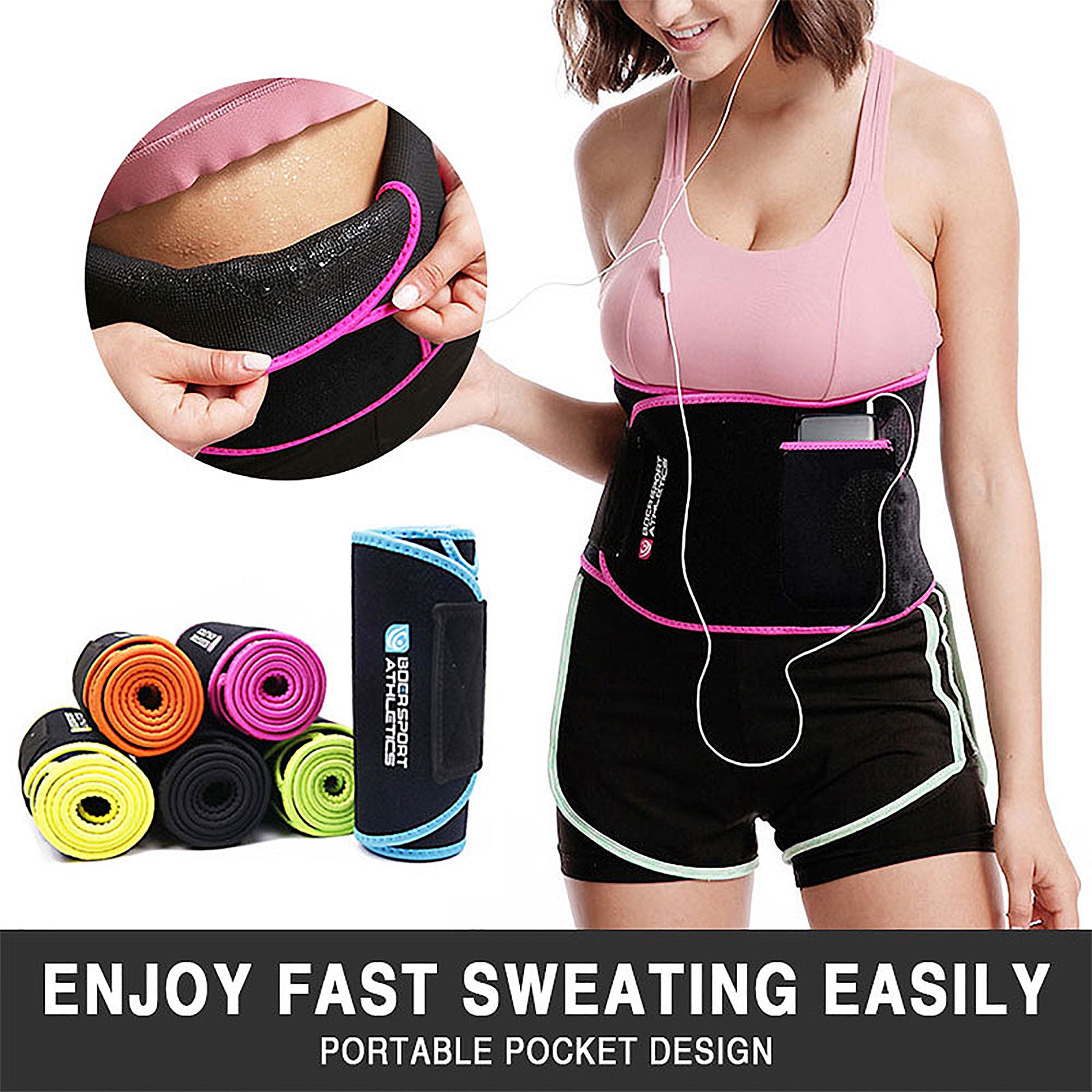 Men Women Shapewear Hot Sweat Belt Waist Trainer Cincher Body