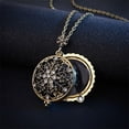 thumbnail image 2 of Bijoux en Liquidation Loupe Pendentif Collier Loupe Verre Roseau Décoratif Collier Or, 2 of 4