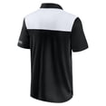 thumbnail image 3 of Men's Fanatics  Black/White Las Vegas Raiders Colorblock Polo, 3 of 3