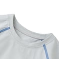 thumbnail image 4 of jobturf Boys Short Sleeve Shirts Kids Quick Dry Athletic Workout Tops Summer Crewneck T-Shirt Casual Basic Tees Size 4-16 Years, 4 of 9