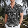 thumbnail image 2 of DGMIOCS Chemise Homme Grande Taille Ajustée Douce Quotidienne Gris Foncé S, 2 of 5