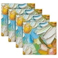 thumbnail image 5 of Qxltty Abstract Oil Painting Flowers Napkins 20×20in Perfect for Parties Dinners Weddings Cocktail Housewarming Cloth Napkins Set of 1, 5 of 8