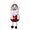 A, variant on AYktou Mini Felt Christmas Ornaments 3.1*7.5in Santa Snowman Long Bead Legs Pendant Christmas Hanging Ornament Car Accessories for Craft Christmas Decor