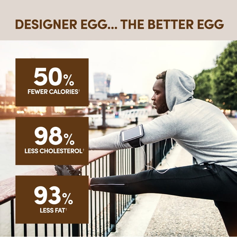 Designer Wellness , Designer Egg, Natural Egg Yolk & White Protein Powder, 24g Protein, Keto and Paleo Friendly, Less Fat and Cholesterol, Dutch Chocolate 12.4 Ounce
