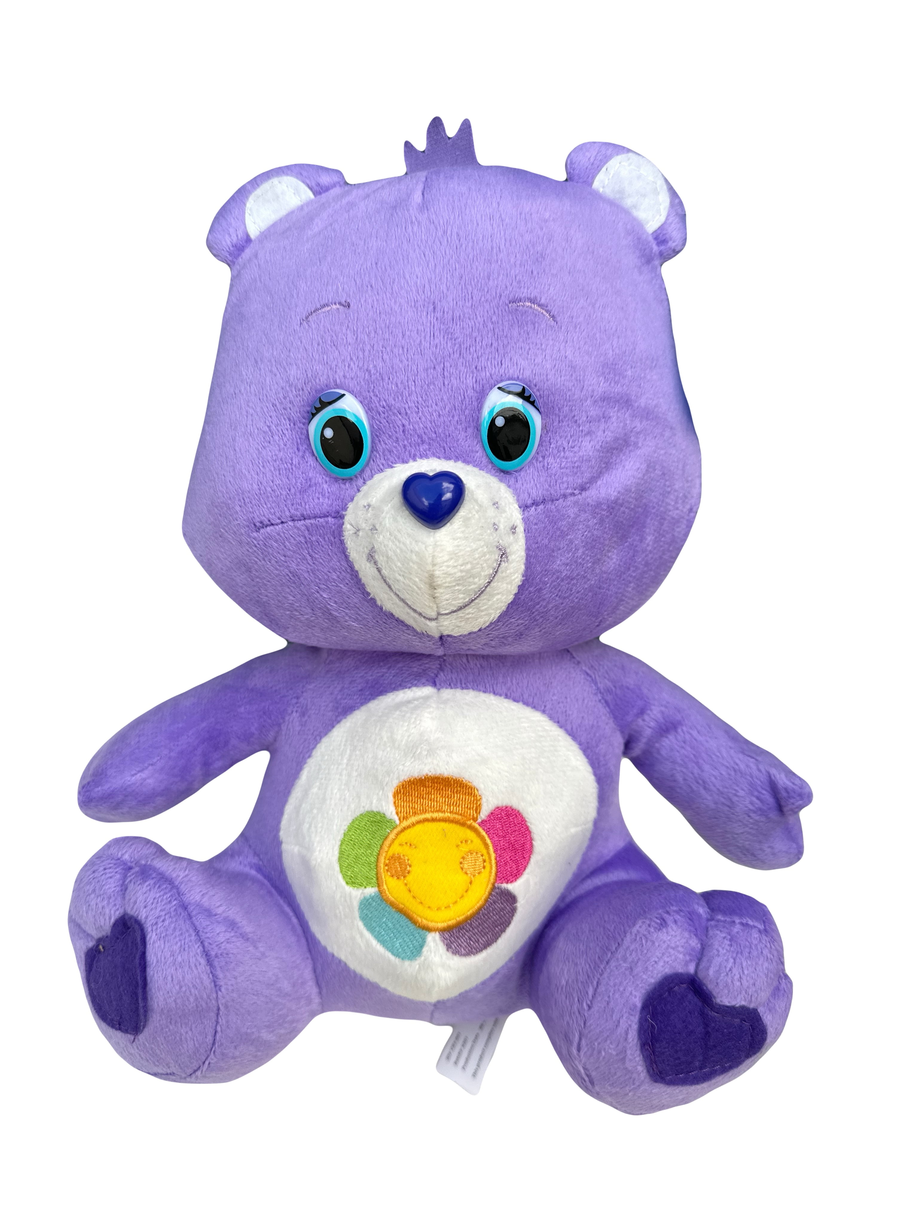 Sitting Care Bears Harmony Bear Violet Colored Plush Toy - Walmart.com