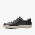 thumbnail image 3 of Clarks Womens Nalle Lace Sneaker 26159124  Black Leather Black Sole, 3 of 6