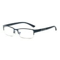thumbnail image 3 of Opvise Men Blue Light Blocking Glasses Half Frame Clear View Strong Hinge Transparent Eye Protection Bluelight Glasses Spectacles Eyewear Blue, 3 of 8