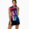 thumbnail image 2 of Colorful Lion Art Sports Dresses Women Tennis Dress Outdoor Badminton Golf Quick-Drying And Breathable Sports Dress, 2 of 4