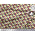 thumbnail image 3 of Soimoi Modal Satin Fabric Bird,Palm Tree & Sun Nature Print Sewing Fabric Yard 42 Inch Wide, 3 of 3