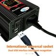 DFITO 6000W Power Inverters,6000W Car Power Inverter, 12v to 110v AC Converter with 1 AC Outlets 4.2A Dual USB Inverter and 1 Car Cigarette Lighter for Truck/RV Power Converter