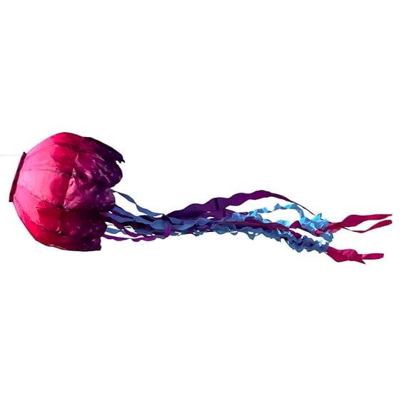In the Breeze 5232 — Jellyfish Big Breeze Windsock™ — Large, 3D Beach Windsock for Yards, Gardens, Patios