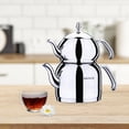 thumbnail image 5 of Korkmaz Efendi 1.1 Liter Tea Pot and 2.4 Liter Kettle Set in Silver, 5 of 5