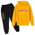 thumbnail image 2 of Trapstar Ensembles de Chandails à Capuchon pour Enfants Manches Longues Chandails Graphiques pour Garçons Filles Chandails Amples de Rue Trapstar Chandails + Pantalons de Survêtement Ensemble de 2 Chandails Classiques (Jaune, 140), 2 of 4