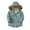 Green, variant on Odeerbi Toddler Winter Coat Kids Girls Outerwear Jackets Thickened Jackets Fleece Hoody Jackets Zip Up Coat Jacket Pink