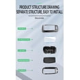 thumbnail image 5 of Key Fob Cover Compatible with Ram 1500 2500 3500 4500 5500 2019-2026 Keychain Case Holder Protector, 5 of 6