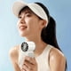 thumbnail image 4 of Mini Portable Handheld Fan, Adjustable Turbo Powerful Cooling Fan with LED Digital Display, 3000mAh Battery Rechargeable Personal Cooler for Women, 4 of 5