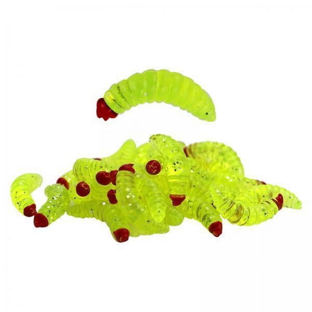 Almencla 2x50 Pcs Leurres de Pêche Souples en Plastique vers de Pêche Appâts vers