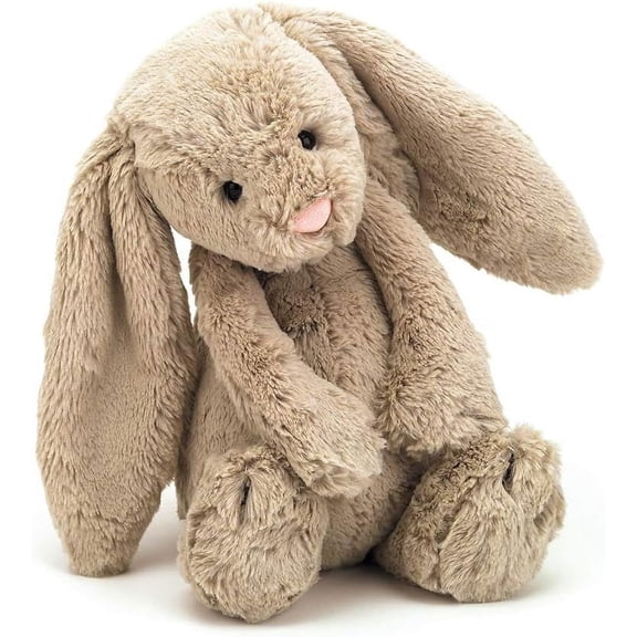 Jellycat Bashful Beige Bunny Stuffed Animal, Medium, 12 inches