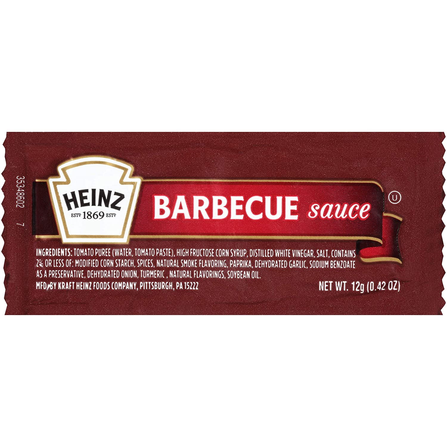 Heinz Barbeque Sauce Single Serve (0.4 oz Packets, Pack of 200
