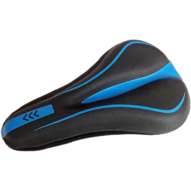 Funda de gel para sillín de bicicleta - almohadilla para sillín con funda impermeable y antipolvo - 28 x 18 cm (11 x 7 pulgadas)