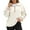 Beige, variant on UJNDER Women's Long Sleeve Stand Neck Pullover Casual Color Soft Comfortable Athletic Streetwear Fashion Sweatshirt Brown L