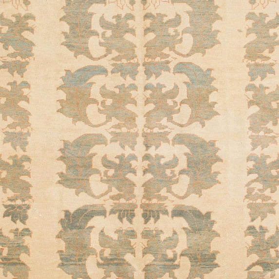 Ahgly Company Indoor Square Abstract Brown Gold Abstract Area Rugs, 4' Square