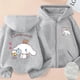thumbnail image 2 of Sudadera con capucha de dibujos animados de Sanrio Cinnamoroll para adultos y niños, chaqueta cálida, abrigo para padres e hijos, regalo para niñas, otoño e invierno, 2023, 2 of 3