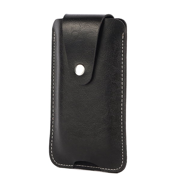 Sywqhk Riñonera De Moda Para Hombre, Tarjetero Pequeño De Cuero, Cinturón, Monedero (Negro) Sywqhk Para estrenar