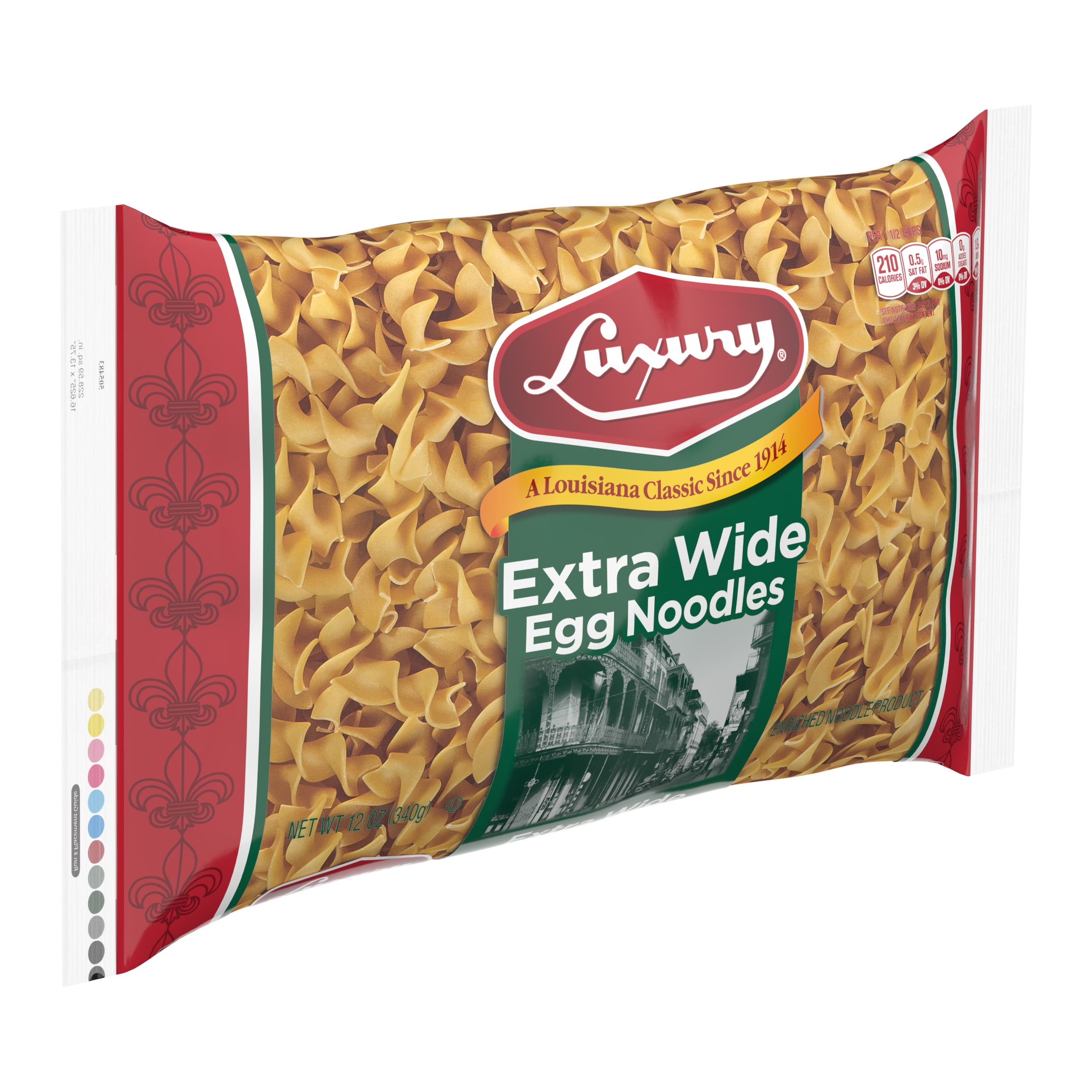 (3 pack) Luxury 12 oz Extra Wide Egg Noodle Pasta