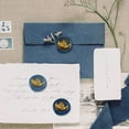 thumbnail image 6 of Brass Wax Seal Stamp with Wooden Handle 1" Diameter Removable Stamp Head Clear Wax Compatible with Paper Glass Plastic Ideal for Envelopes Cards Wine Gift Packaging, 6 of 7