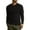 Black, variant on DailyWear Mens Cotton Casual Long Sleeve Henley T Shirt Waffle-Knit Burgundy, XLarge
