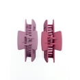 thumbnail image 6 of Time and Tru Women's Adult Women's Hair Claw Clip 2-Pack, Pink, 6 of 7
