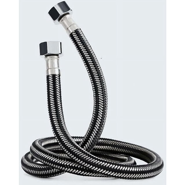 Faucet Supply Line Connector, Non-Toxic EPDM Inner Tube & Universal Compatibility, Flexible Stainless Steel Hose for Bathroom/Kitchen, Leak-Proof Design, 1PCS