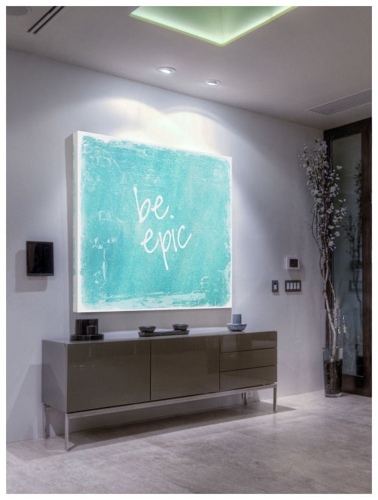 Marmont Hill "Be Epic-Square" Sylvia Cook Painting Print on Canvas