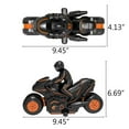 thumbnail image 2 of Motos Télécommandées Jouet Roues d'Action 360 Degrés Moto Cascade Rotative Jouets de Course pour Enfants (Vert), 2 of 7