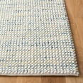 thumbnail image 3 of SAFAVIEH Vermont Windsor Solid Runner Rug, Ivory/Blue, 2'3" x 8', 3 of 8