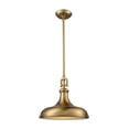 thumbnail image 1 of Rutherford 1 Pendentif Lumière en Laiton Satiné avec Diffuseur en Verre Dépoli, 1 of 2