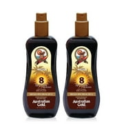 (2 pack) (2 Pack) Australian Gold Spray Gel w/ Instant Bronzer, SPF 8